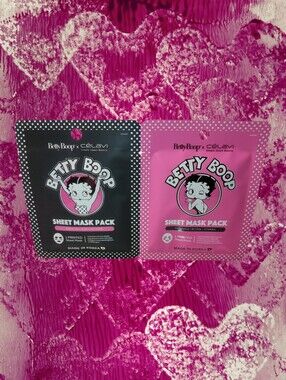 Betty Boop Printed Sheet Mask Duo